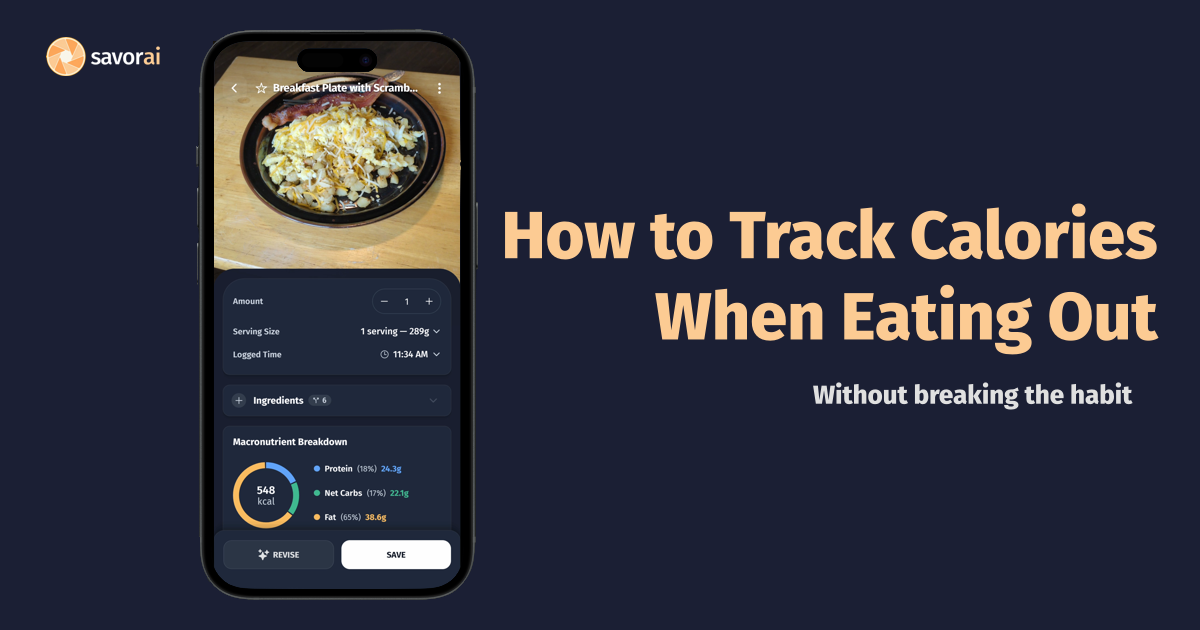 How to Track Calories When Eating Out